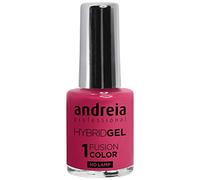Andreia Professional Hybrid Gel Nail Polish - 2 Steps and No Lamp Required Long Lasting and Easy Removal - Fusion Color H19 Red | Shades of Pink…
