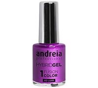 Andreia Professional Hybrid Gel Nail Polish - 2 Steps and No Lamp Required Long Lasting and Easy Removal - Fusion Colour H52 Purple