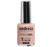 Andreia Professional Hybrid Gel Nail Polish - 2 Steps and No Lamp Required Long Lasting and Easy Removal - Fusion Colour H9 Nude Pink