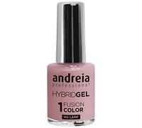 Andreia Professional Hybrid Gel Nail Polish - 2 Steps and No Lamp Required Long Lasting and Easy Removal - Fusion Color H12 Natural Nude Tan | Shades of Nudes - Soft Shades…