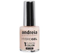 Andreia Professional Hybrid Gel Nail Polish - 2 Steps and No Lamp Required Long Lasting and Easy Removal - Fusion Color H10 Pink Nude | Shades of Nudes - Soft Shades…