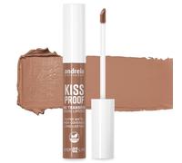 Andreia Professional No Transfer Liquid Lipstick Matte Longlasting - Kiss Proof Smudge-free Vitamin E Enriched Formula, 100% Vegan - Colour 19 Hazelnut - 8ml