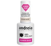 Andreia Professional Nude Gel Nail Polish - High Viscosity Base for Stronger Nails - Builder Base for Small Nail Extensions - Vegan - Colour Cover Nude - 10.5 ml