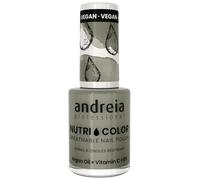 Andreia Professional NutriColor Breathable Nail Polish - Vegan and Cruelty-Free DIY Nail Art Nail Polish with Long Lasting Gloss Finish Colour NC20 Green 10.5ml