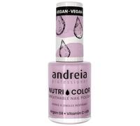 Andreia Professional NutriColor Breathable Nail Polish - Vegan and Cruelty-Free DIY Nail Art Nail Polish with Long Lasting Gloss Finish Colour NC18 Purple 10.5ml