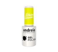 Andreia Professional Semi-Permanent Nail Gel Polish - Limited Collection - Colour BK6 Neon Yellow 10.5ml