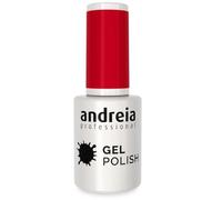 Andreia Semi-Permanent Nail Gel Polish for UV/LED Lamp - Intense Shine and 4 weeks Lasting French Manicure Nail Gel Varnish - Colour 10.5 ml (211 Deep Red)