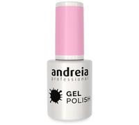 Andreia Semi-Permanent Nail Gel Polish for UV/LED Lamp - Intense Shine and 4 weeks Lasting French Manicure Nail Gel Varnish - Colour 289 Pastel Pink - Shades of Red - 10.5 ml