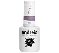 Andreia Semi-Permanent Nail Gel Polish for UV/LED Lamp - Intense Shine and 4 weeks Lasting French Manicure Nail Gel Varnish - Colour 10.5 ml (BA3 Purple)