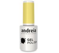 Andreia Semi-Permanent Nail Gel Polish for UV/LED Lamp - Intense Shine and 4 weeks Lasting Manicure Nail Gel Varnish - Colour 202 Yellow - Shades of Yellow and Orange - 10.5 ml