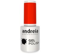 Andreia Semi-Permanent Nail Gel Polish for UV/LED Lamp - Intense Shine and 4 weeks Lasting Nail Gel Varnish - Colour 293 Neon Coral Red - 10.5 ml