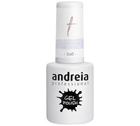 Andreia Semi-Permanent Nail Gel Polish for UV/LED Lamp - Intense Shine and 4 weeks Lasting French Manicure Nail Gel Varnish - Colour 10.5 ml (BA5 Pink)