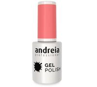 Andreia Semi-Permanent Nail Gel Polish for UV/LED Lamp - Intense Shine and 4 weeks Lasting French Manicure Nail Gel Varnish - Colour 10.5 ml (206 Pink)