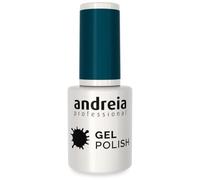 Andreia Semi-Permanent Nail Gel Polish for UV/LED Lamp - Intense Shine and 4 weeks Lasting French Manicure Nail Gel Varnish - Colour 10.5 ml (232 Teal)
