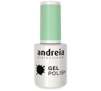 Andreia Semi-Permanent Nail Gel Polish for UV/LED Lamp - Intense Shine and 4 weeks Lasting Manicure Nail Gel Varnish - Colour 286 Pastel Mint Green - Shades of Blue 10.5 ml