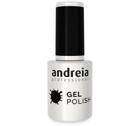 Andreia Black Gel Nail Polish - Colour 240 Semi-Permanent for UV/LED Nail Lamp - Intense Shine and 4 weeks Lasting French Manicure Nail Gel Varnish - Shades of Night 10.5 ml