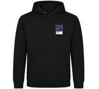 Andres Iniesta Barcelona Icon Frame Men's Hoodie - Black / S