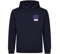 Andres Iniesta Barcelona Icon Frame Men's Hoodie - Navy / S