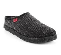 Andrés Machado Unisex Home Slippers for Men & Women - Warm Winter Sliders - AM001 - Made of Cotton - Anti-Slip Rubber Outsole - Grey - Size 10 UK Men/10.5 UK Women/EU 47