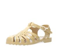 Andrés Machado - Unisex PVC Sandals AM188 with Adjustable Buckle - Durable Summer Sandals for Beach, Pool & Everyday Wear - Leobeige 6 UK