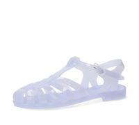 Andrés Machado - Unisex PVC Sandals AM188 with Adjustable Buckle - Durable Summer Sandals for Beach, Pool & Everyday Wear - White 7.5 UK