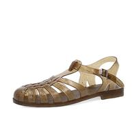 Andrés Machado - Unisex PVC Sandals AM188 with Adjustable Buckle - Durable Summer Sandals for Beach, Pool & Everyday Wear - Brown 6 UK