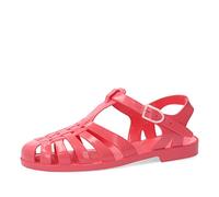 Andrés Machado - Unisex PVC Sandals AM188 with Adjustable Buckle - Durable Summer Sandals for Beach, Pool & Everyday Wear - Cherry red 3 UK