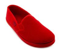 Andrés Machado Unisex Slippers for Women & Men, Warm Winter Sliders - Felt Home Shoes, Anti-Slip Rubber Sole - AM002 - Adult Size UK 0.5 to 14.5 + UK child Size 12 and 13