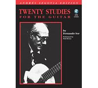 Andres Segovia – 20 Studies for the Guitar (Sor) – Book/CD Pack – Hal Leonard