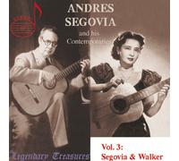 Andres Segovia and his Contemporaries Vol. 3 - Segovia and Luise Walker by Johann Sebastian Bach and others (2004-03-22)