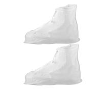ANDRESLAD 1 Pair Disposable Shoe Covers for Rain Skid Foot Covers for Men Women Durable PVC Rain Protection for Hiking Camping Fishing Easy to Use Disposable