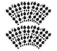 ANDRESLAD 10 Sheets Blackout Privacy Stickers for and LED Light, Self-Adhesive 10.5X6.4Cm Shading Stickers for Routers and Laptops, Protective Cover for Home and Office Use