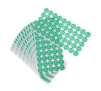 ANDRESLAD 1000pcs Quality Control Round Stickers Adhesive Labels for Warehouse Inventory Management Electrical Equipment Pass Tags