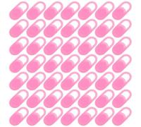 ANDRESLAD 100Pcs Pink Ultra-Thin Webcam Privacy Cover for Laptop and Phone, Adhesive Universal Camera Lens Protector, Camera Privacy Shield for Tablets and Pcs