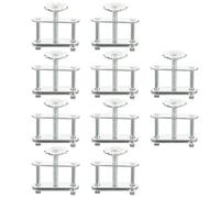 ANDRESLAD 10pcs Adjustable Laboratory Tubing Clip with Screw Water Stopper for Precise Flow Control and Leak Prevention - for Teaching and Experimental Instruments