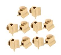 ANDRESLAD 10Pcs Brass Flute Repair Screws Small Copper Fasteners Instrument Maintenance Kit Tiny Metal Screws for Musical Instrument Hardware and Trumpet Slide Fixing