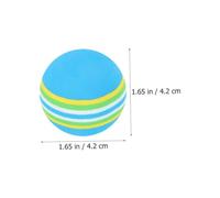 ANDRESLAD 10pcs Colored Indoor Golf Balls Soft EVA Material Practice Balls for Pet and Training Safe Interactive Play for Dogs and Cats