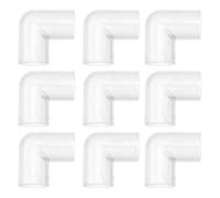 ANDRESLAD 10pcs Fish Tank Hose Connector Water Connector Joint for Aquarium Setup Right Angle Design Fits Negative Pressure Fish Tank Scenario