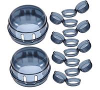 ANDRESLAD 10pcs Gas Stove Knob Covers Boys and Girls Safety Stove Protectors Locks Edge Protectors for Boys and Girls Splashback for Kitchen