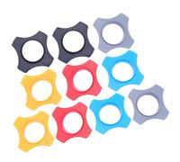 ANDRESLAD 10pcs Microphone Anti-rolling Rubber Rings Shock-absorbing Non-slip Protection Accessories for Handheld Mics Multi-color Orange Black Gray Red for Audio Equipment