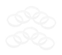 ANDRESLAD 10PCS Plastic Hamster Tube Rings DIY Connector for Cage Tunnels Replacement Couplings for Hamster Cage Extension and Pet Habitat