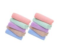 ANDRESLAD 10pcs Small Pet Fleece Blanket Hamster Fleece Blanket Soft Flannel Cage Liner Washable Easy to Clean Assorted Color Stylish Design for Guinea Pigs and Rabbits Bedding