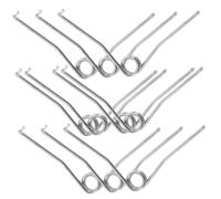 ANDRESLAD 10Pcs Stainless Steel V-Shaped Pruner Replacement Springs for Gardening Shears Anti-Rust Flexible Compression Springs Easy to Install Secateur Parts for Bonsai Trimming and Tree