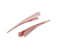 ANDRESLAD 12pcs Large Alligator Hair Clips for Women Duckbill Headgear Curly Hair Styling Clips Rose Gold