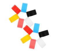 ANDRESLAD 12pcs Silicone Racket Handle Bands for Tennis Badminton Squash Elastic Vibration Dampeners with High Sweat Absorption Shock Absorption Grip Rings for Improved Control and Comfort