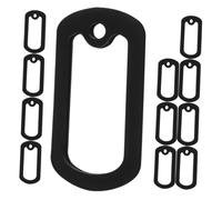 ANDRESLAD 14pcs Pet Tag Noise Reduction Case Silicone Protector for Dog Id Tags Small Soft Sleeve for Quiet Wear and Clinking Sound Control