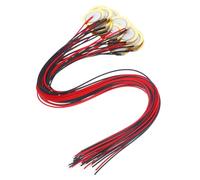 ANDRESLAD 15pcs 27mm Piezo Pickup Discs with 33cm Leads, Piezoelectric Transducer Drum Trigger and Guitar Acoustic Pickup Buzzer for Musical Instrument Contact Microphone