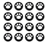 ANDRESLAD 16pcs Silicone Joystick Caps Wear-resistant Thumb Grip Covers Lovely Cat Paw Design Protective Cases for Game Controllers Compatible with Gamepads