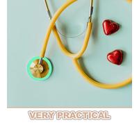 ANDRESLAD 16pcs Silicone Stethoscope Diaphragm Covers Multi-color Protective Head Replacement for Medical Use, Compatible with Standard Stethoscopes, Suitable for Healthcare Professionals