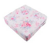 ANDRESLAD 1pc Dining Chair Booster Cushion for Toddlers Portable Seat Pad for Dining Study and Piano Chairs Removable Cover Material Rose Pattern